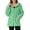 Green, variant on Admvng Coats for Women Warm Faux Coat Jacket Winter Zipper Solid Long Sleeve Outerwear Fleece Jacket Women S-3XL