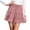 #005-Pink, variant on Roncen Summer Flowy Shorts for Women Casual Boho Skorts Floral Ruffled Tiered High Waist Mini Skirts 2026 Tennis Golf