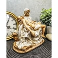 thumbnail image 2 of Ebros Santa Muerte Piadosa La Pieta Bone Mother In White Robe Healing Figurine, 2 of 6