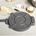 thumbnail image 3 of Prensa para tortillas Alpha Living - Máquina para hacer quesadillas de hierro fundido de 8 pulgadas - Prensa para hacer empanadas de alta resistencia - Máquina para hacer tortillas de hierro fundido p, 3 of 6