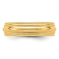 thumbnail image 4 of Primal Gold 14 Karat Yellow Gold 6mm Double Milgrain Comfort Fit Band Size 9, 4 of 5