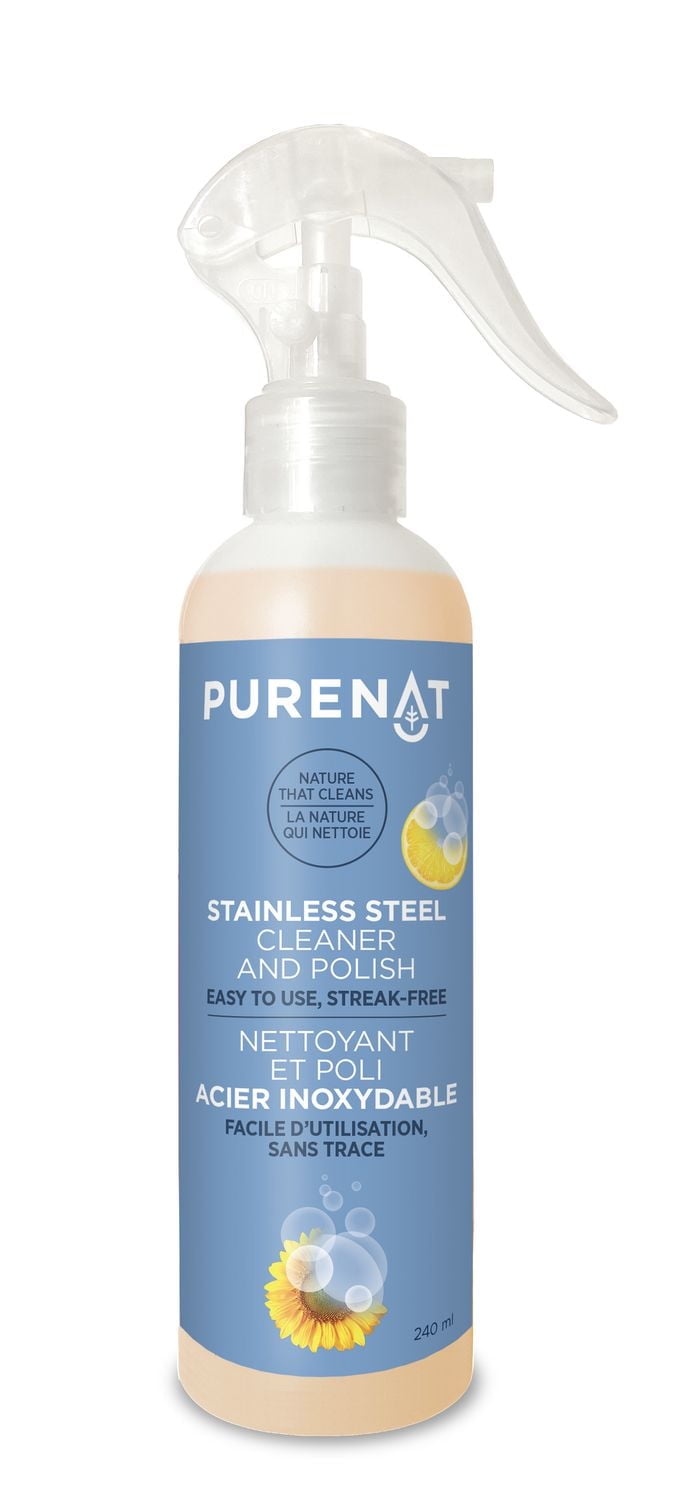 PURENAT Stainless Steel Cleaner and Polish 240ml