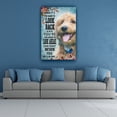 thumbnail image 3 of Goldendoodle Dog Wall Art Cute Animal For Teen Girl Room Decor Modern Canvas Farmhouse Living Room Decor Framed 12×18 in, 3 of 5