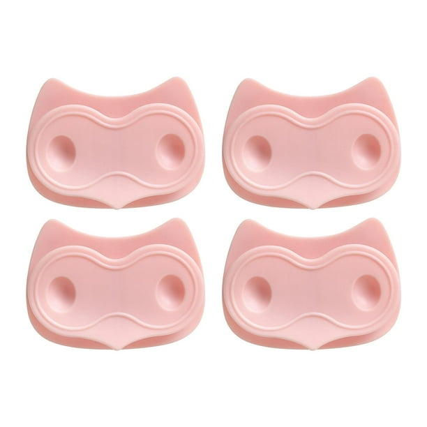 Gancho organizador de almacenamiento de pared para montar en la pared, organizador de cables, autoadhesivo. Rosa