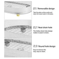 thumbnail image 6 of Chmadoxn Dishwashing Tray, Cup Tray 15x8.8 Inches, Dish Drying Mat for Kitchen Countertop, Coffee and Tea Tray, Drip Tray Holder for Cups, Fruit, Bathroom Accessories, 6 of 6