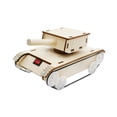 thumbnail image 1 of Modelo de tanque para armar en 3D, juguete de rompecabezas a pilas para un aprendizaje divertido con interruptor de botón, regalo artesanal, accionado, 1 of 9