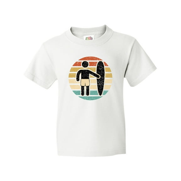 Inktastic Surfing Retro Sunset for Surfer Youth T-Shirt