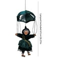 thumbnail image 4 of Halloween Decor Electric Flying Witch Pendant Creative Halloween Parachute Pendant Voice Control, 4 of 5