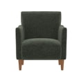 thumbnail image 2 of Nmkwnr Modern Accent Chair with Wood Frame, Armchair for Living Room, Office, Bedroom, Green, 2 of 5