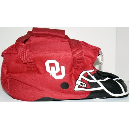 - NCAA Officially Licensed University of Oklahoma Sooners 12-Can Helmet Shaped Cooler Bag
