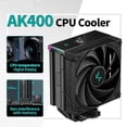 thumbnail image 2 of AK400 CPU Processor Cooling Fan Radiator Digital Display for LGA1700/1200 115X, 2 of 5