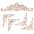 thumbnail image 3 of Wood Appliques Onlays Decorative Wood Appliques DIY Wood Appliques for Mirror Bed Door Cabinet Wardr, 3 of 5
