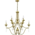 thumbnail image 3 of Traditional Nine Light Chandelier-Aged Brass Finish Bailey Street Home 71-Bel-4352348, 3 of 10