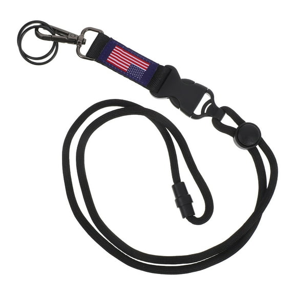 TAILTOSS 1Pack America Flag Lanyard for Men with Neck Fatigue Reduction and Patriotic Design 19.7X5.1X0.2in