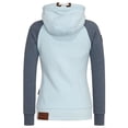 thumbnail image 3 of Sudaderas con capucha para mujer Zip Up Sport Tops Manga larga Sudadera transpirable Bolsillo Invierno con capucha, 3 of 3