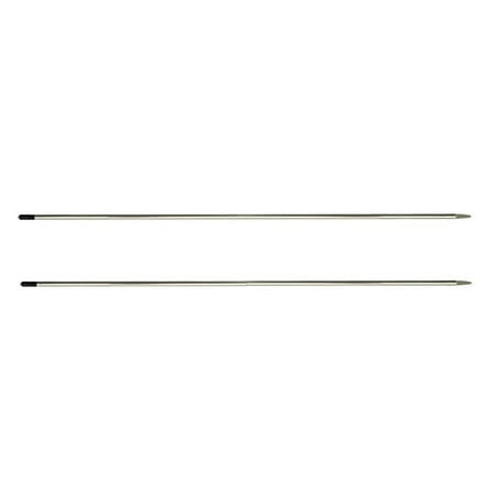 Axioma Golf Alignment s - Alignment 7" Golf Alignment Rods 2 Pack for Aiming, Putting, Silver