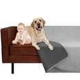 thumbnail image 1 of Manta de cama para mascotas Ameritex reversible 100% impermeable de terciopelo, 1 of 8