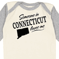 thumbnail image 4 of Inktastic Someone in Connecticut Loves Me Boys or Girls Long Sleeve Baby Bodysuit, 4 of 5