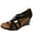 Black, variant on Womens Glibber Wedge Sandal Shoe