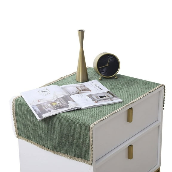 Fabric Bedside Tablecloth Kitchen Dinning Living Room Bedside Table Cover Home Tabletop Decoration Table Covering Doilies for Furniture Décor