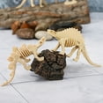 thumbnail image 5 of BJBSJSZ Dinosaur Fossil Skeletons Toy Figures - Dino Bones Cake Topper Party - Mini Dinosaur Figurines for Toddler Kids, Ideal Gift for 3 4 5 6 Boys Girls, 5 of 9