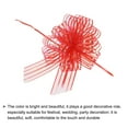 thumbnail image 4 of Uxcell Organza Large Pull Bow Gift Wrapping Bows Ribbon Chiffon Yarn for Wedding Basket Presents Christmas Red 6", 4 of 6