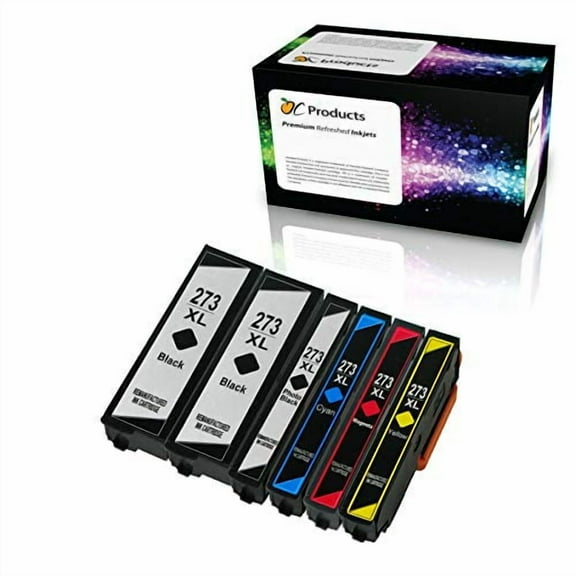 Compatible Ink Cartridge Replacement 6 Pack for Epson 273 273XL for Expression XP-520 XP-600 XP-610 XP-620 XP-800 XP-810 XP-820