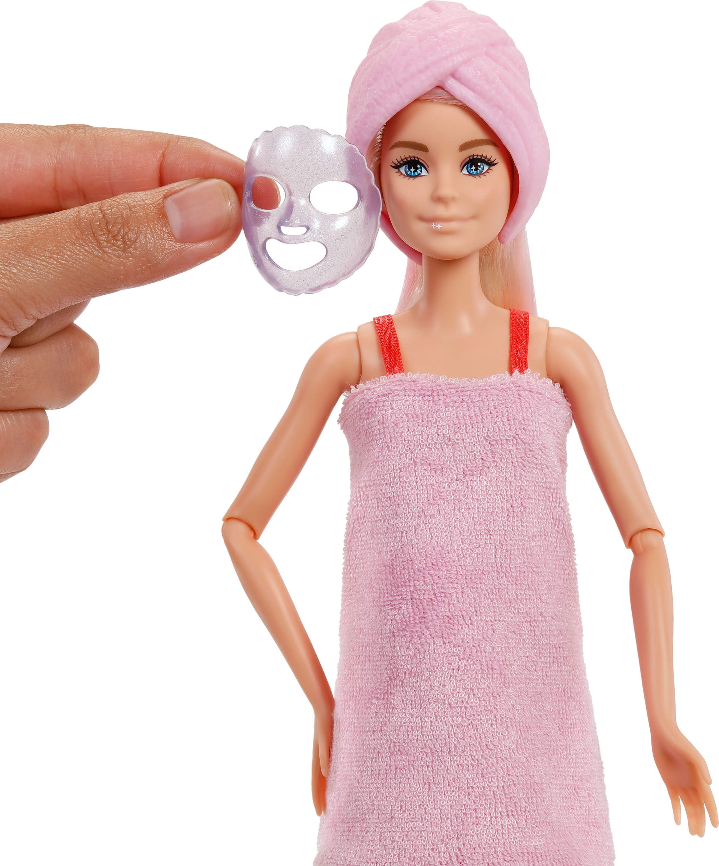 Barbie Party Unboxed Glam Party Series Red Sparkle Doll & Accessories with 10 Surprises