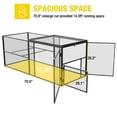 thumbnail image 4 of Aivituvin Chicken Run Extension for Chicken Coop Large Metal Frame Expanded Enclosure, 4 of 6