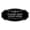 Black / Silver, variant on Victorian Please Keep Door Open Sign (Ivory/Dark Brown) - Small