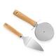 thumbnail image 1 of Paquete de 2 servidor de rueda de pizza de acero inoxidable. Jumpingount  HA010666-00, 1 of 6