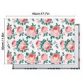 thumbnail image 6 of Pioneer Flower Floral Print Pattern Summer Placemats Table Placemats Set Of 4-Linen Kitchen Washable Placemats Table Mats 12x18 Inch Non-Slip Heat Resistant, 6 of 6