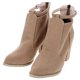 thumbnail image 5 of High Heel Boots 1 Pair Chic Booties For Ladies Autumn And Winter Casual Footwear In Apricot Color, 5 of 5