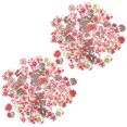 thumbnail image 2 of Craft Wooden Buttons, Excellent Workmanship Decorative Accessories Painted Flowers Wood Buttons Composite Wood 20mm / 0.8in Wooden Buttons  For DIY Projects, 2 of 8