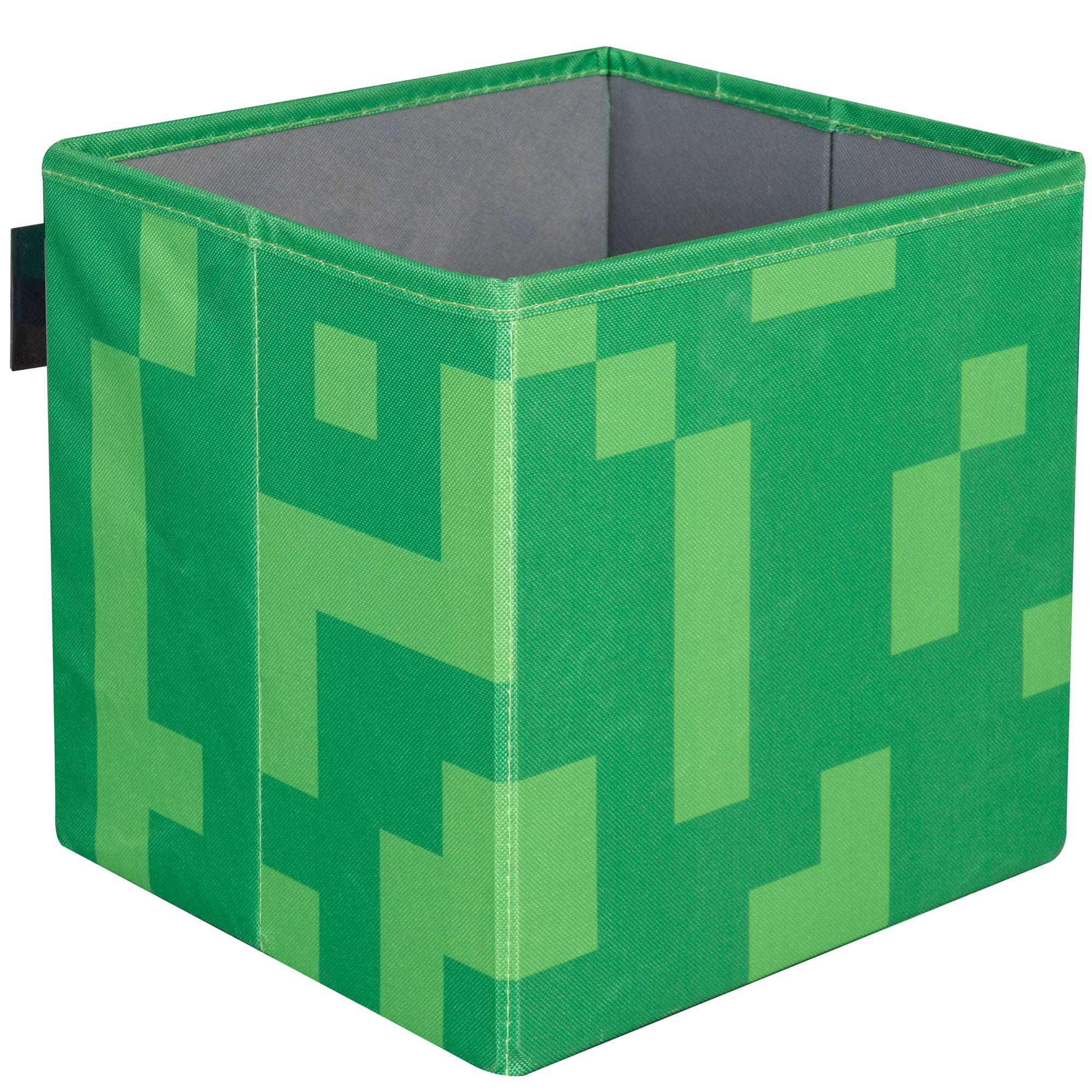 Minecraft: Fabric Storage Boxes: 2pc - Creeper & Crafting Table - 10" Collapsible Cubes, Toy-Games-Clothes Organization, Game Themed Designs, Licensed