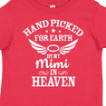 thumbnail image 4 of Inktastic Handpicked for Earth by My Mimi in Heaven with Angel Wings Boys or Girls Toddler T-Shirt, 4 of 5