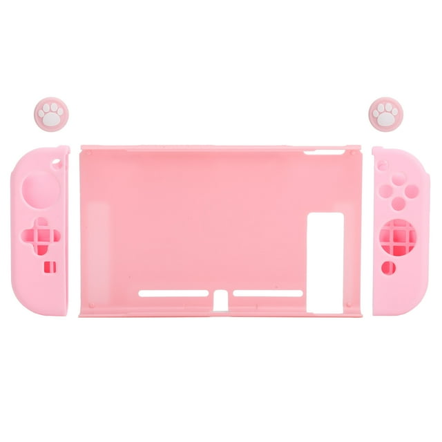 Para Switch PC Shell Split Consola de juegos de silicona Funda protectora Botón Cubierta Accesorio,Estuche protector para Switch Button Cover para Switch Split Protector para Switch Game Console Prote Higoodz Accesorios electrónicos