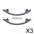 thumbnail image 1 of Colaxi 3x2x Manchon de Tête de Raquette de Badminton Silicone Résistant à l'Usure Accessoires Portables Gris, 1 of 8