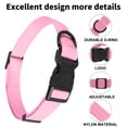 thumbnail image 3 of lynxking Dog Collar,Soft Breathable Pet Collar,Adjustable Collar for Small Medium and Large Dogs (M,Pink), 3 of 9