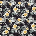 thumbnail image 2 of Zelouf Bella Puff Print Ity  , Sewing, DIY, Crafts Fabric by the Yard, Black Combo, 3 Yard, 2 of 2