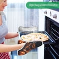 thumbnail image 7 of 2-Pack Pot Holders Heat Resistant Kitchen Oven Mitts 7x9.8in for Oven, Microwave & BBQ Halloween Pumpkins with Candles, 7 of 7