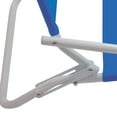 thumbnail image 6 of Rio Brands 2-Pack Wave 1-Position Beach Folding Sand Chair, Polyester, Pacific Blue, 6 of 7