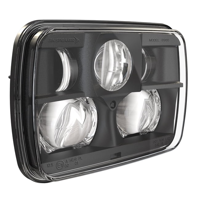 Ensamblaje de Luz para Vehículo J.W. SPEAKER 8900-Ev2 12/24V Negro
