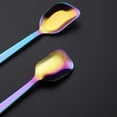 thumbnail image 5 of Cuchara de yogur, cuchara de helado/helado de acero inoxidable, cuchara de fruta, cuchara de postre, 6,1 pulgadas, juego de 4 brillar Electrónica, 5 of 5