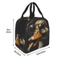 thumbnail image 2 of Bingfone Modern Funny Duck Print Lunch Bag Insulated Lunch Box, Small Leakproof Cooler Food Lunch Containers Reusable High Capacity Lunch Tote Bags for Work, Travel, Outdoor, 2 of 5