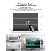 S PRO Electric Tension Floor Screen With UST ALR(Ultra Short Throw Ambient Light Rejecting)Material 【Only Suitable For UST Laser Projector And Settle On Table/Floor】