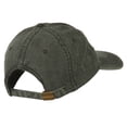 thumbnail image 4 of Irish Embroidered Washed Pigment Dyed Cap - Black OSFM, 4 of 5