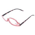 thumbnail image 4 of Gafas de maquillaje ligeras, plegables, giratorias, de una sola lente, para mujer, con aumento, con estuche elegante +3.00, 4 of 14