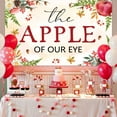 thumbnail image 2 of Apple Theme Baby Shower Decor Sweet Baby Birthday Party Supplies with Apple of Our Eye Backdrop Mom To Be Sash for Kids, 2 of 6