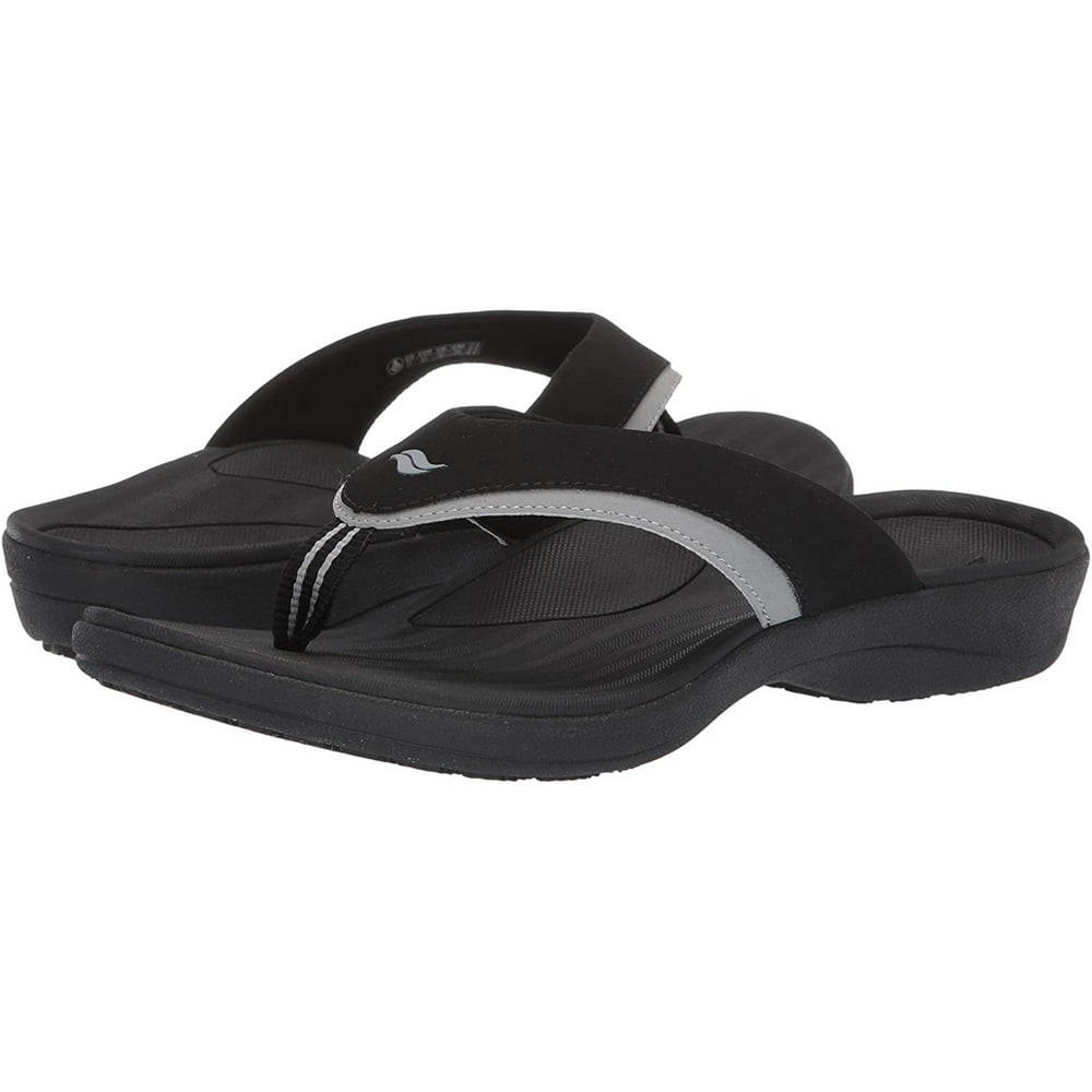 Powerstep - Powerstep Men's Fusion Sandals Flip-Flop, Black, Men's Size ...